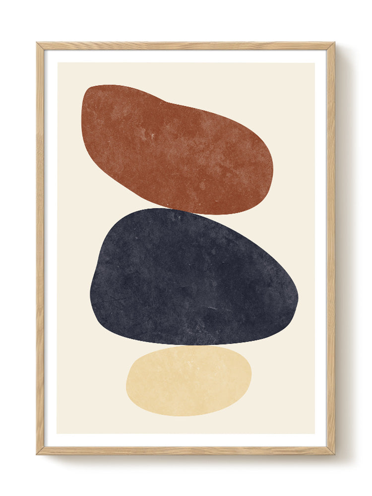 abstract portrait portrait Poster