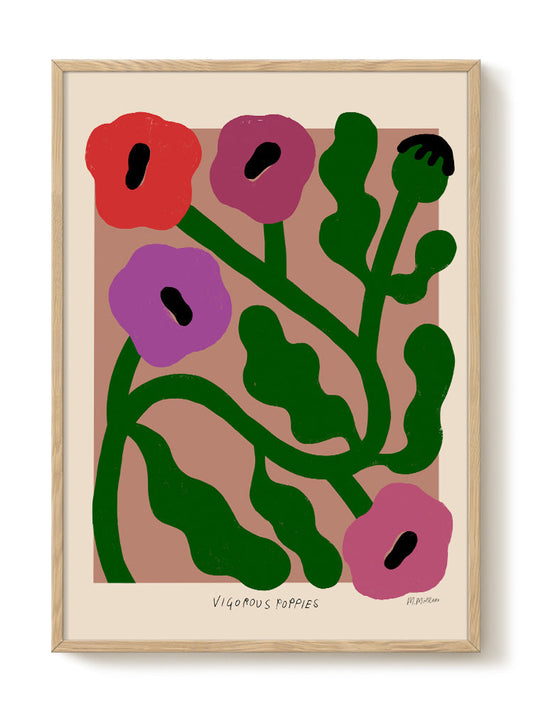 abstract portrait portrait Poster