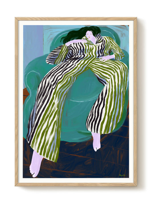 abstract portrait portrait Poster