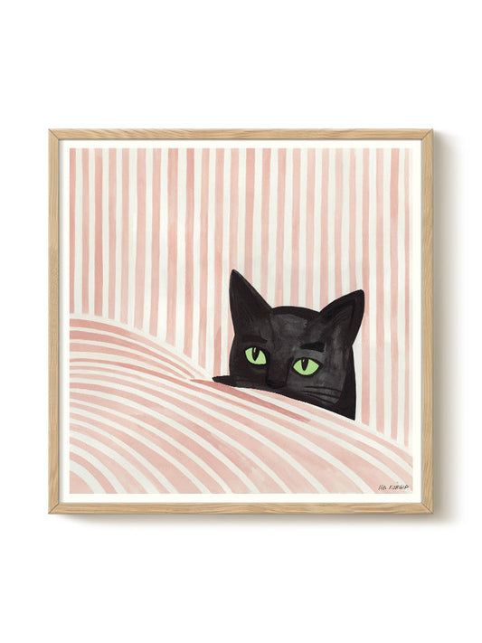Iga Kosicka - Black cat – modern wall art print, Falcozi Studio