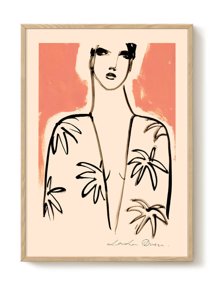 abstract portrait portrait Poster