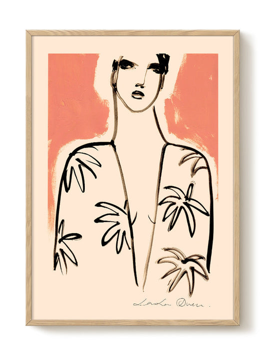 abstract portrait portrait Poster