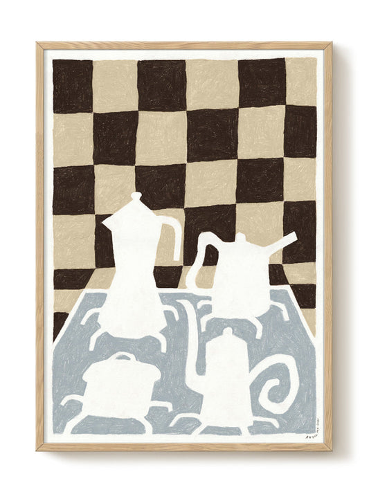 Anouk - The Stove – modern wall art print, Falcozi Studio