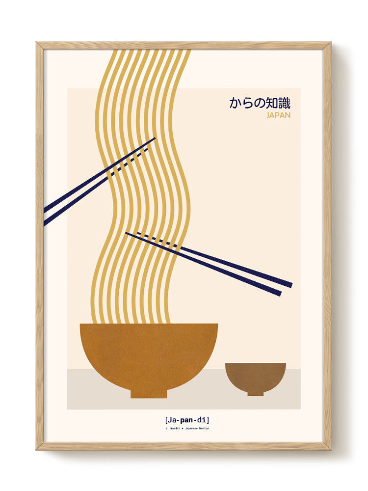 minimalist food portrait Poster