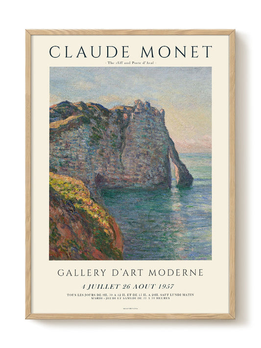 Claude Monet - Porte d' Aval – modern wall art print, Falcozi Studio
