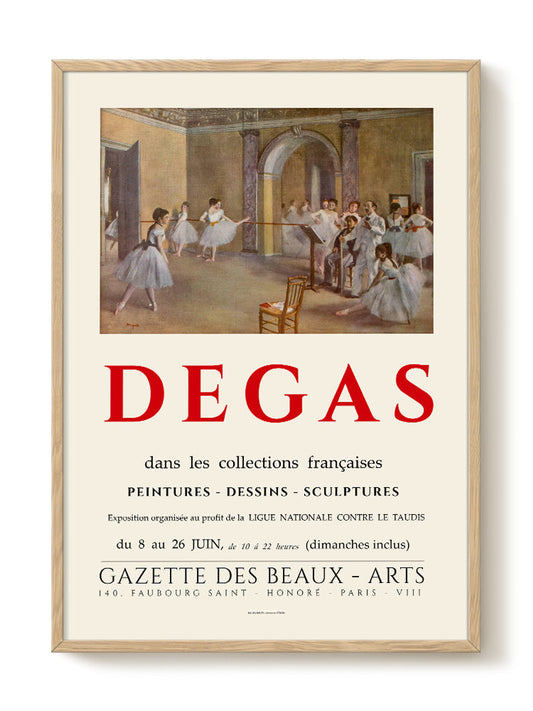 Edgar Degas - Ballet – modern wall art print, Falcozi Studio