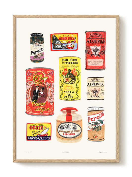 Laura - Condimenti – modern wall art print, Falcozi Studio