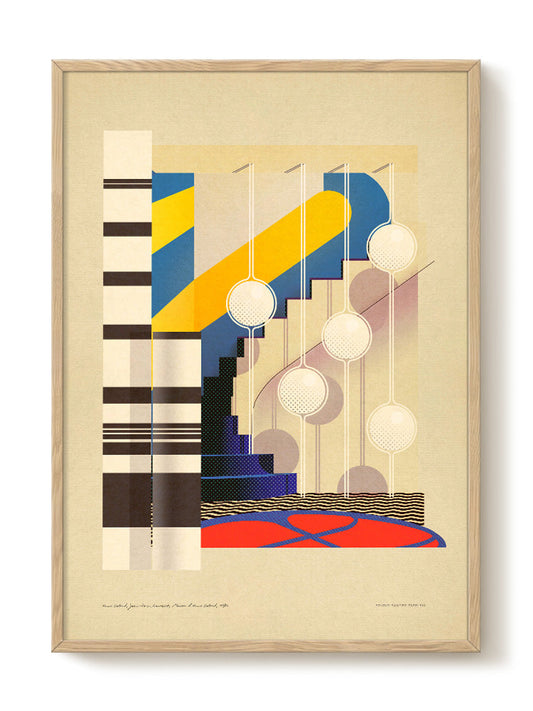abstract portrait portrait Poster