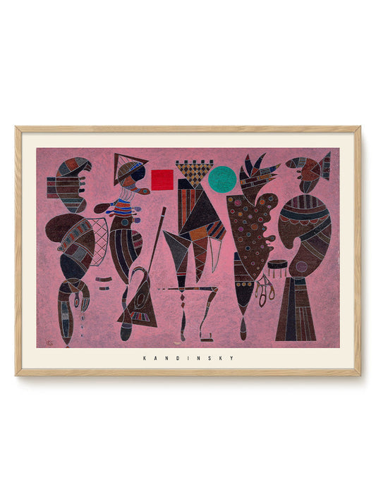 Kandinsky - Cercle and Square – modern wall art print, Falcozi Studio