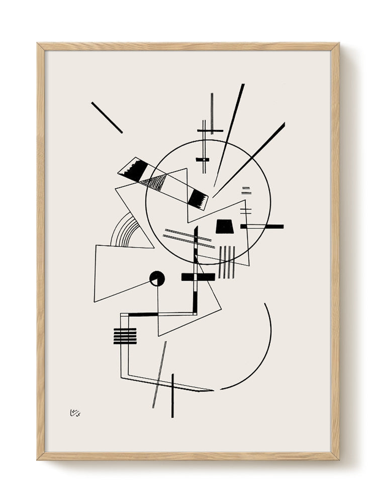 abstract portrait portrait black Poster