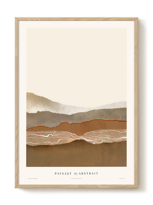 Yente - Paysage de Abstrait V – modern wall art print, Falcozi Studio