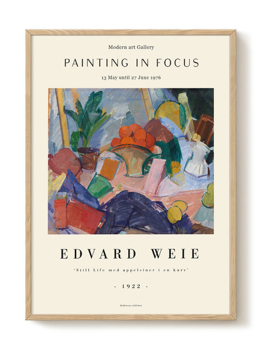 Edvard Weie - Appelsiner – modern wall art print, Falcozi Studio
