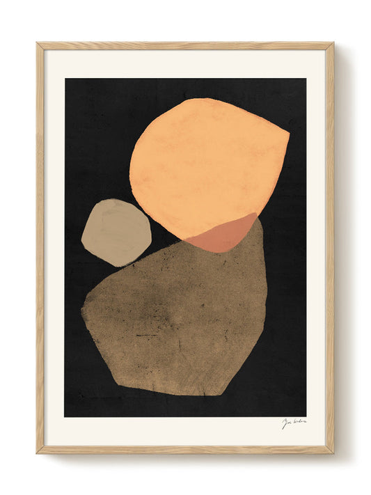 Zoe - Boulders – modern wall art print, Falcozi Studio