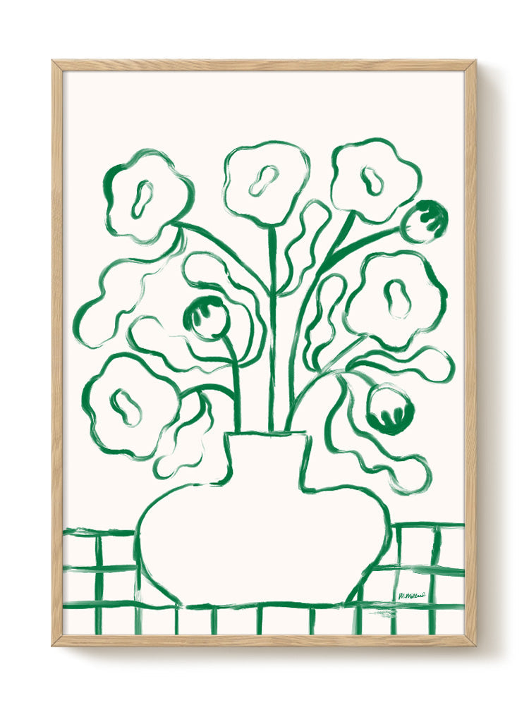 abstract portrait portrait Poster