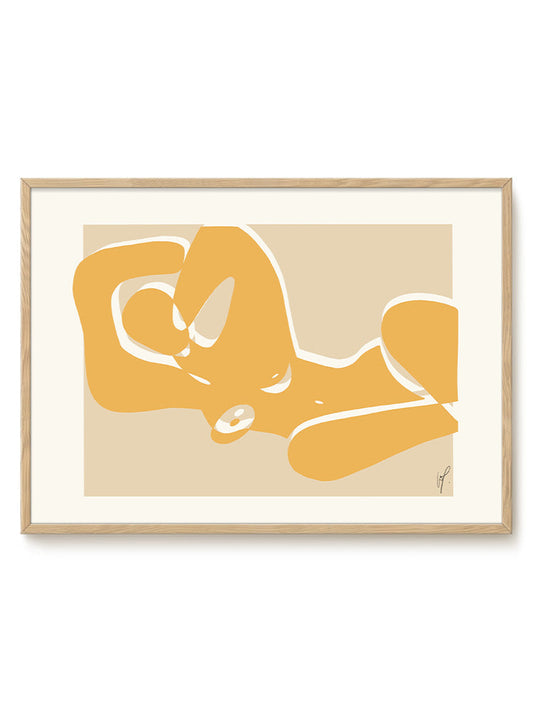 abstract landscape horizontal Poster