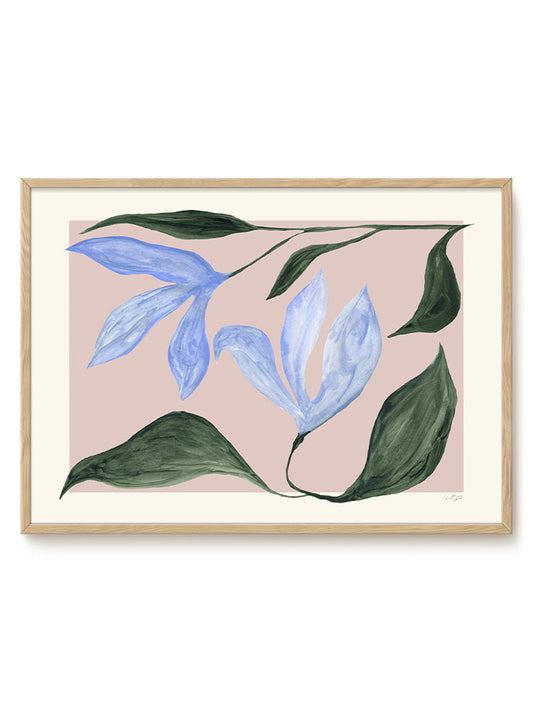 Anna Mörner - Lila Blomma – modern wall art print, Falcozi Studio
