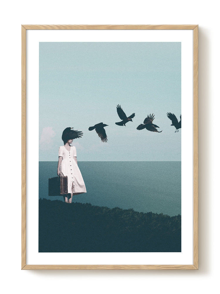 abstract portrait portrait Poster