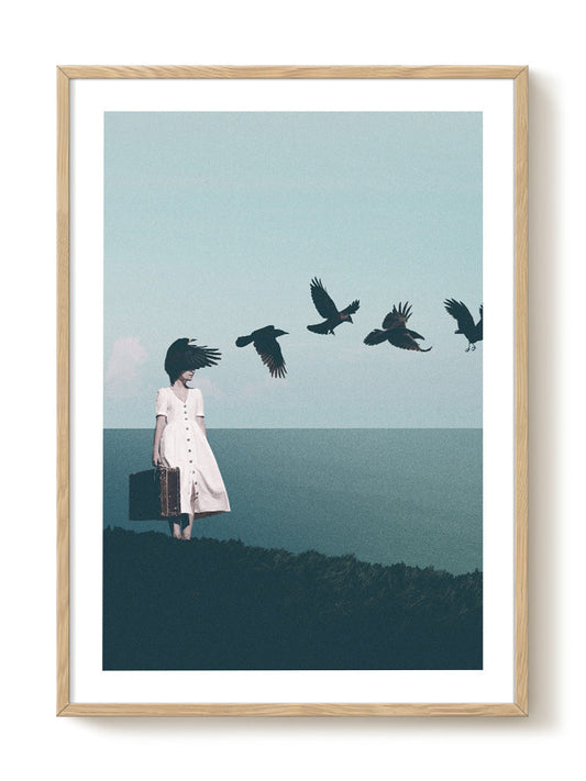 abstract portrait portrait Poster