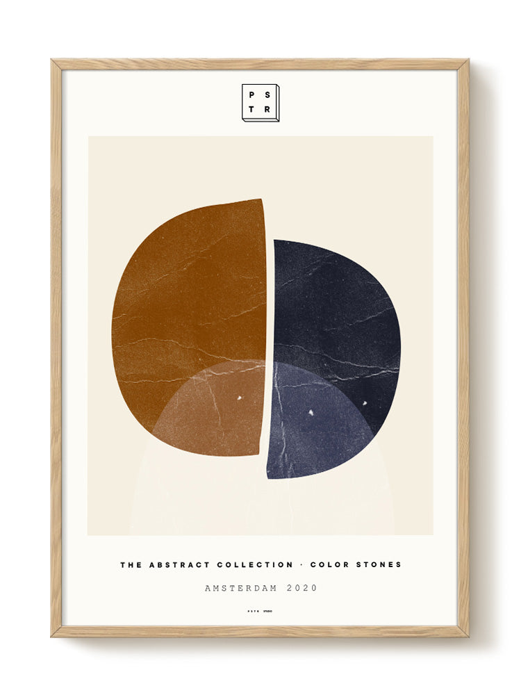 abstract portrait portrait black Poster