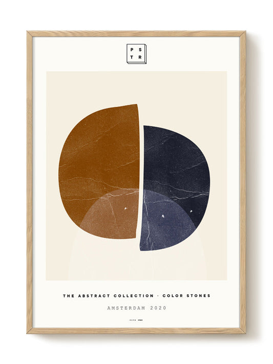 abstract portrait portrait black Poster