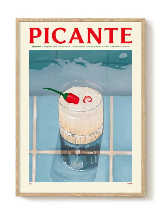 Elin PK - Picante – modern wall art print, Falcozi Studio