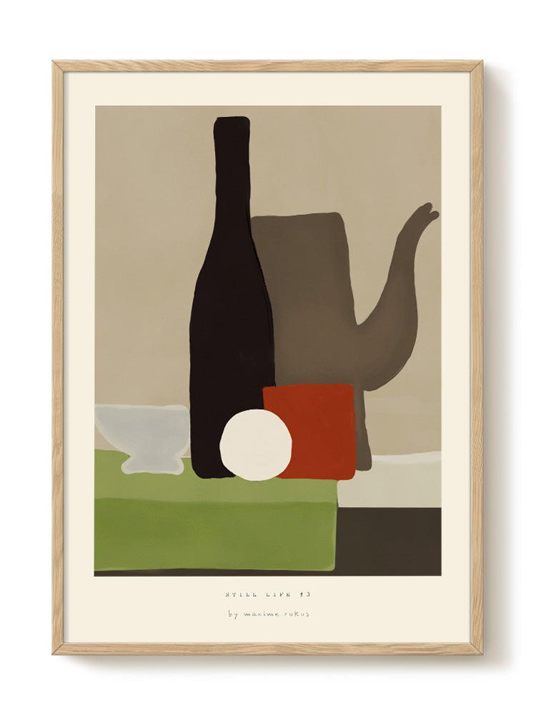 abstract still portrait Poster