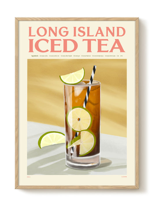 Elin PK - Long island iced tea – modern wall art print, Falcozi Studio