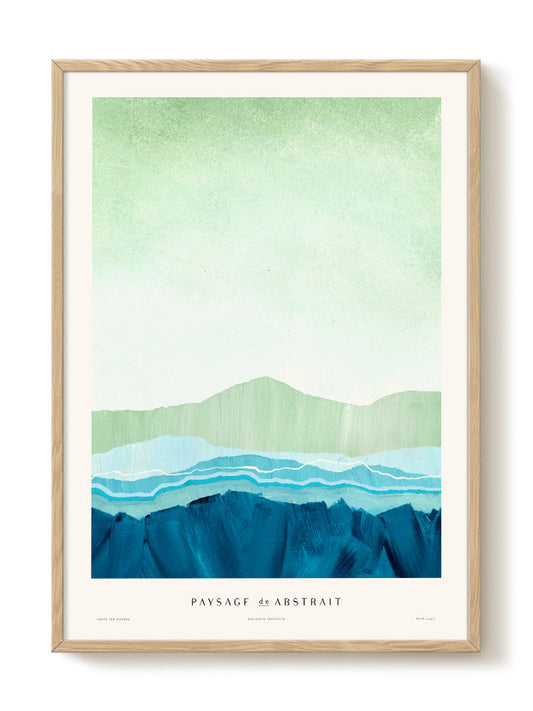 Yente - Paysage de Abstrait III – modern wall art print, Falcozi Studio