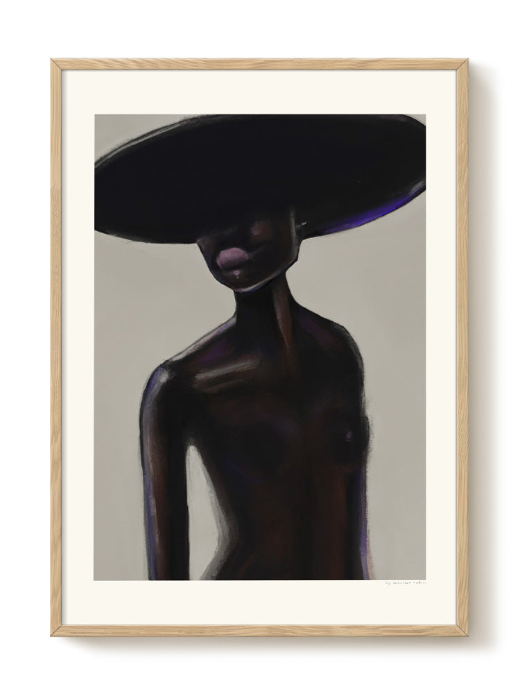 abstract portrait portrait Poster