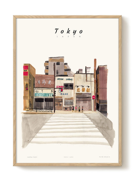 Laura - Tokyo Japan – modern wall art print, Falcozi Studio
