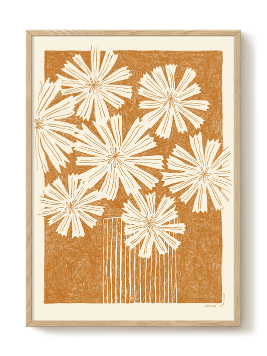 Anouk - Springflowers – modern wall art print, Falcozi Studio