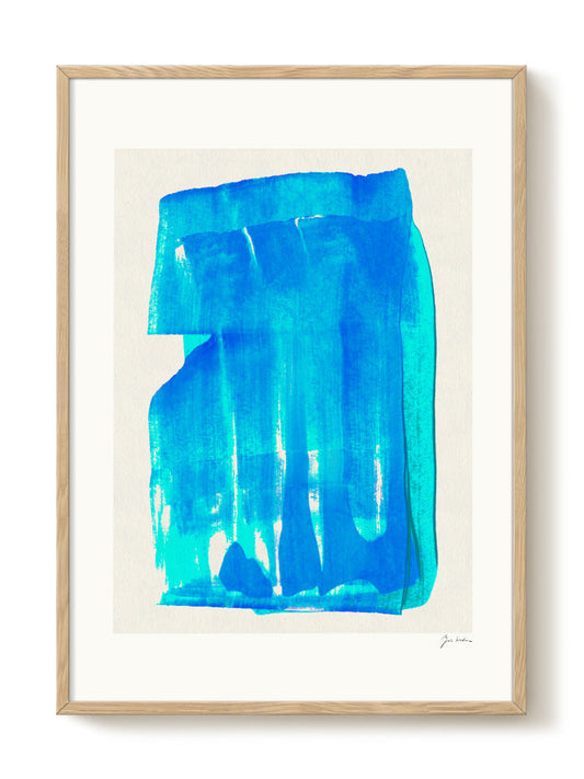 Zoe - Ocean Hue – modern wall art print, Falcozi Studio