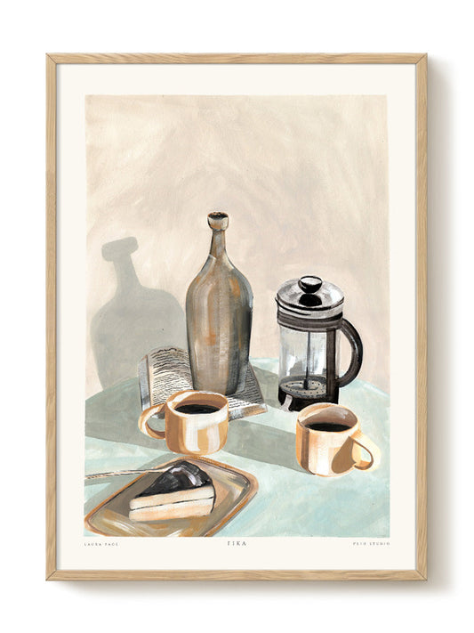 Laura - Fika – modern wall art print, Falcozi Studio