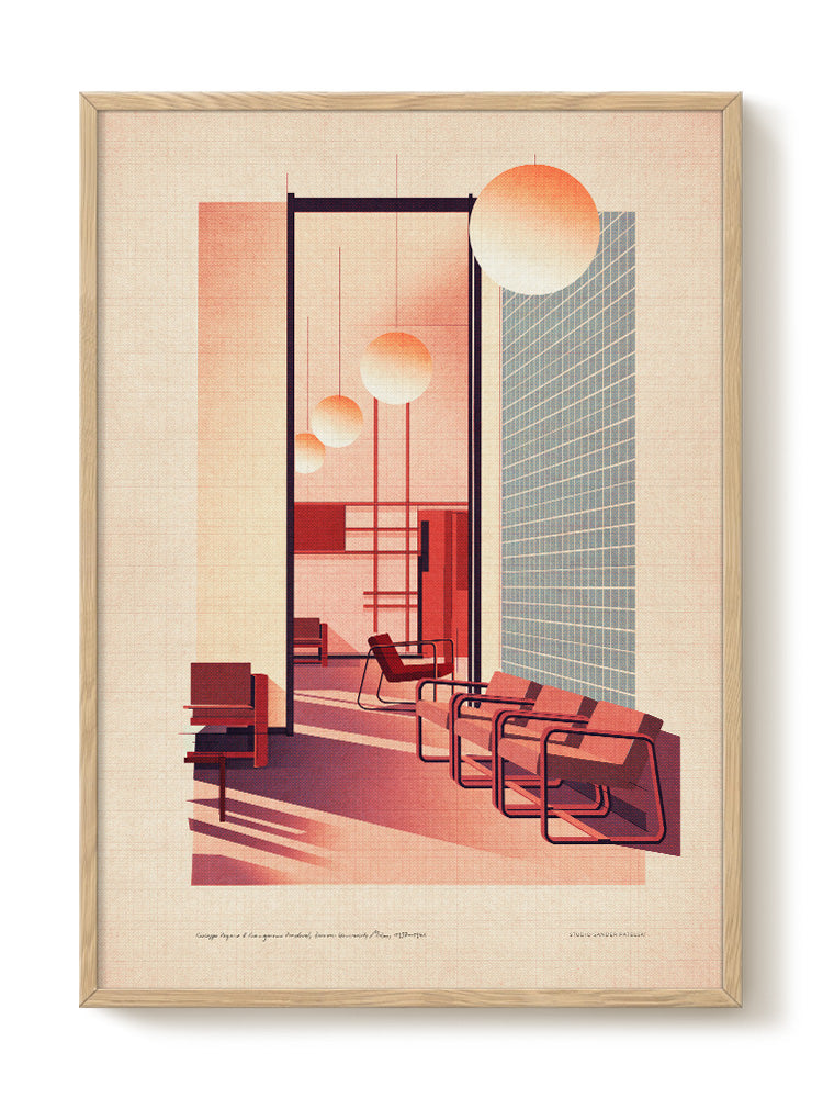 abstract portrait portrait Poster