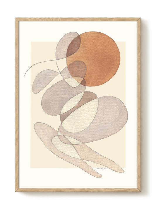 abstract portrait portrait Poster