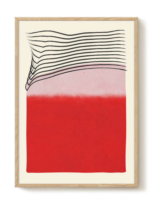 abstract portrait portrait Poster