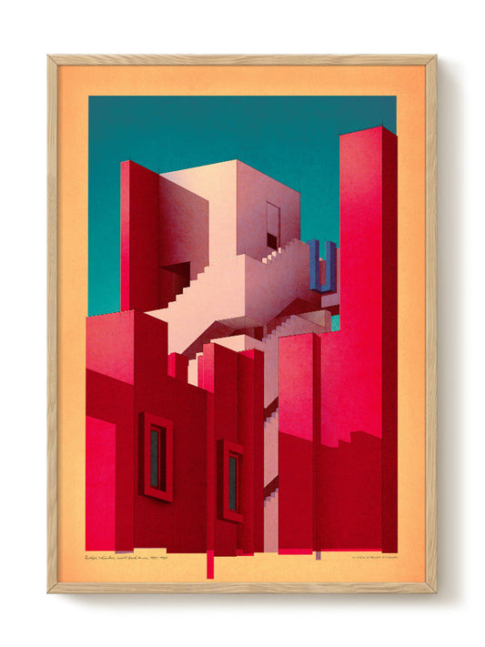 abstract portrait portrait Poster