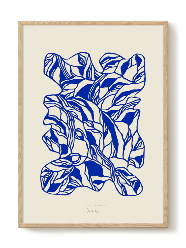 abstract portrait portrait Poster