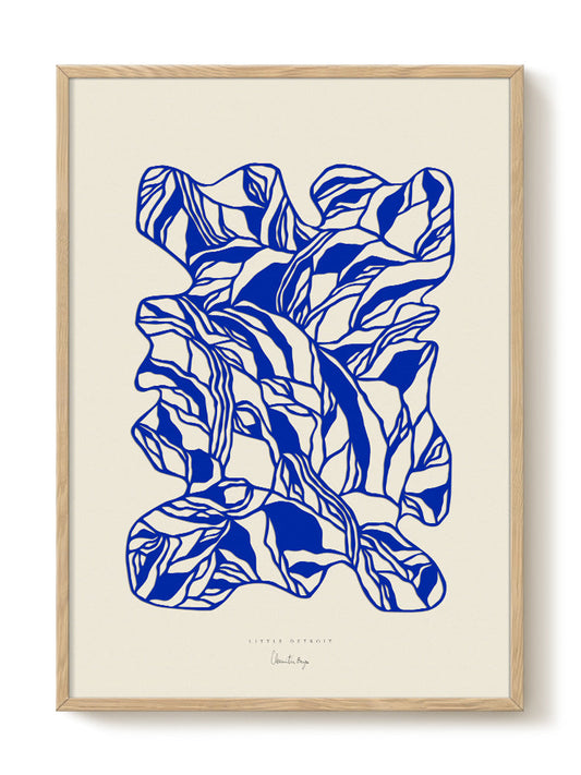 abstract portrait portrait Poster