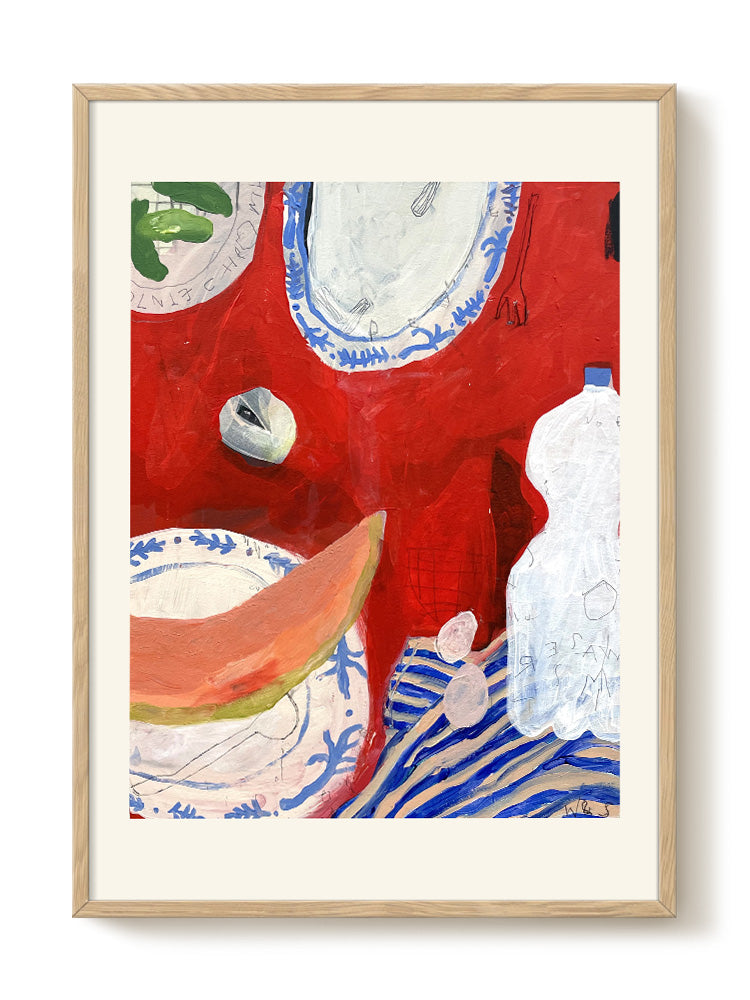 abstract portrait portrait Poster