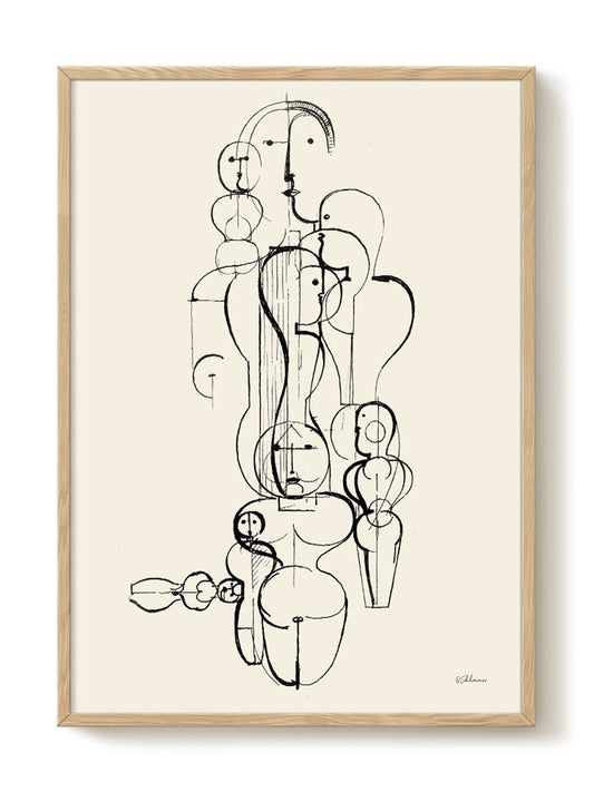 abstract portrait portrait Poster