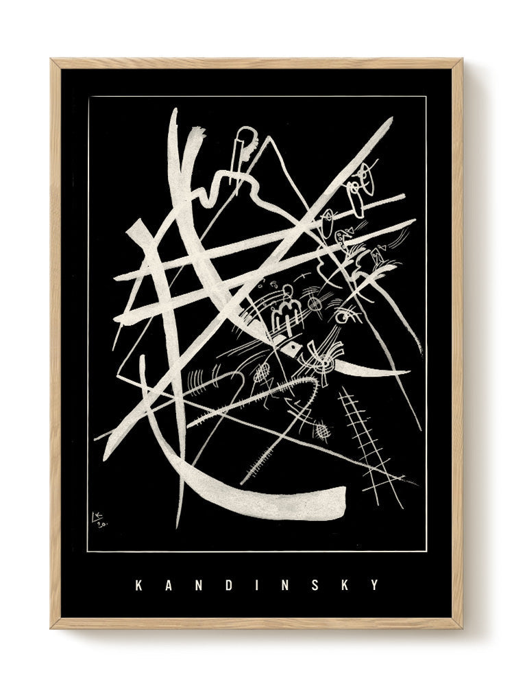 abstract portrait portrait black Poster