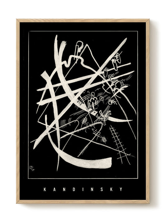 abstract portrait portrait black Poster