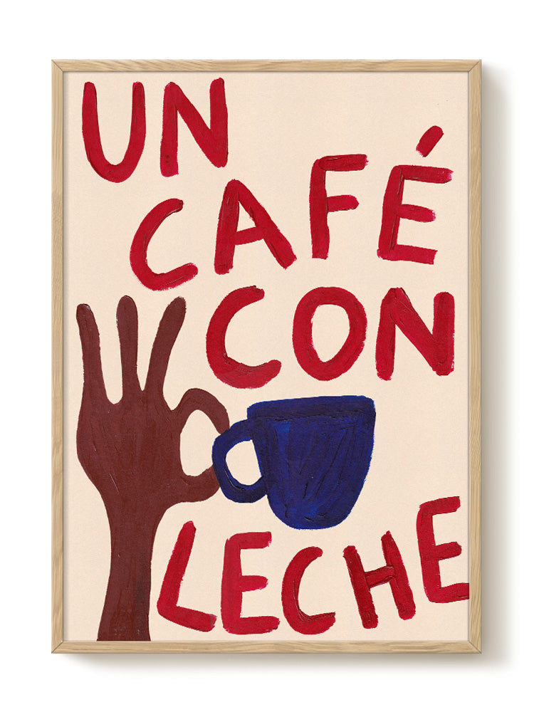 Abbie Franks - Café con leche | Poster – Falcozi Studio