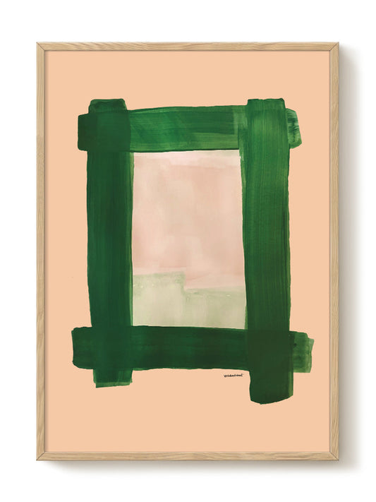 abstract portrait portrait Poster