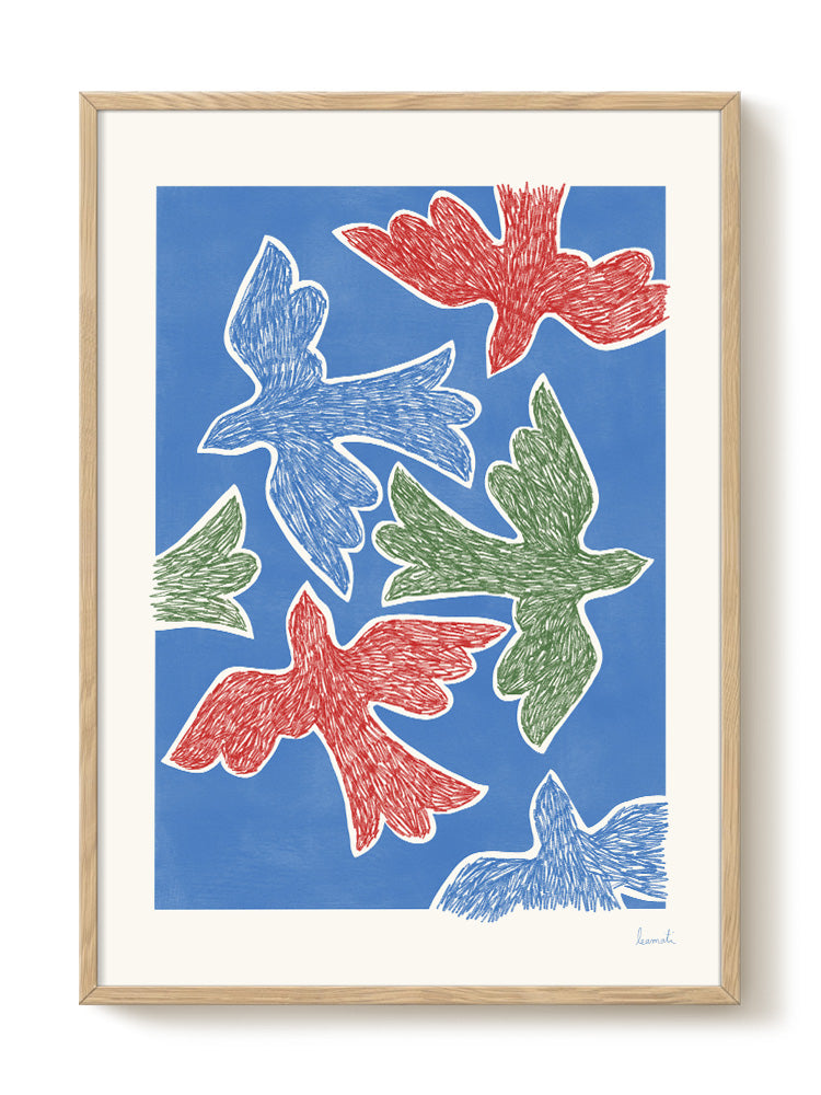 abstract portrait portrait Poster