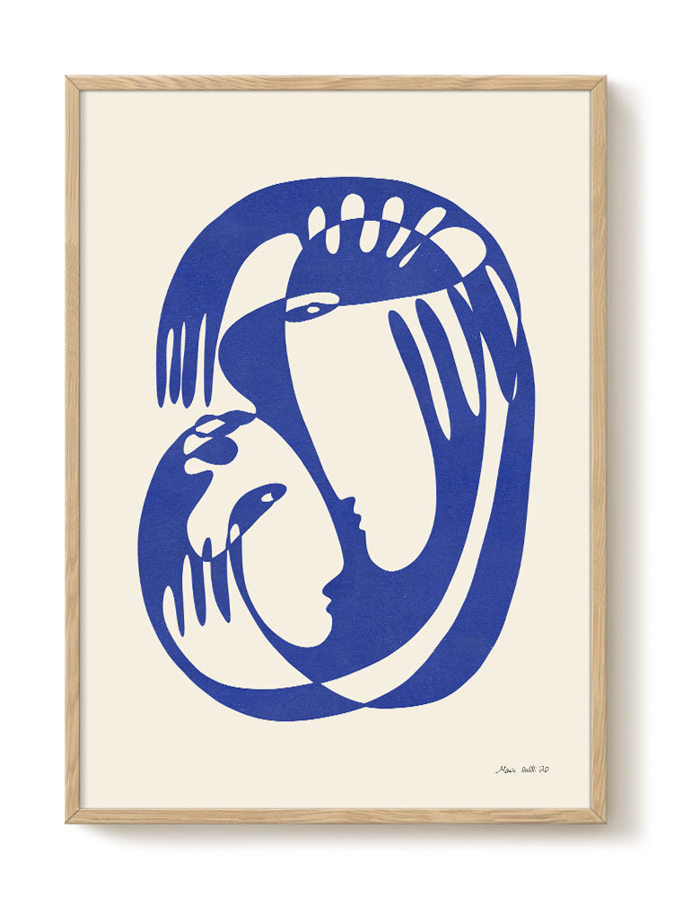 abstract portrait portrait Poster