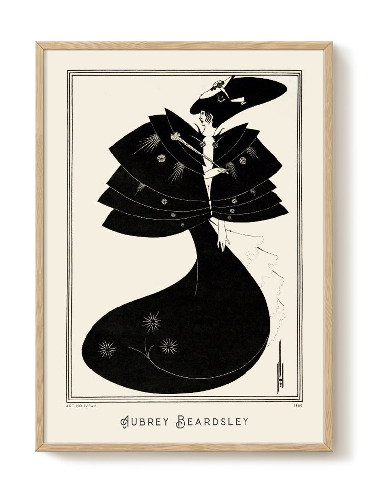 abstract portrait portrait black Poster