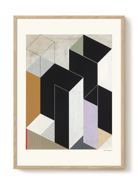 abstract portrait portrait Poster