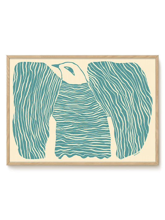 Abstract Birds Print – modern animal wall art, unique design